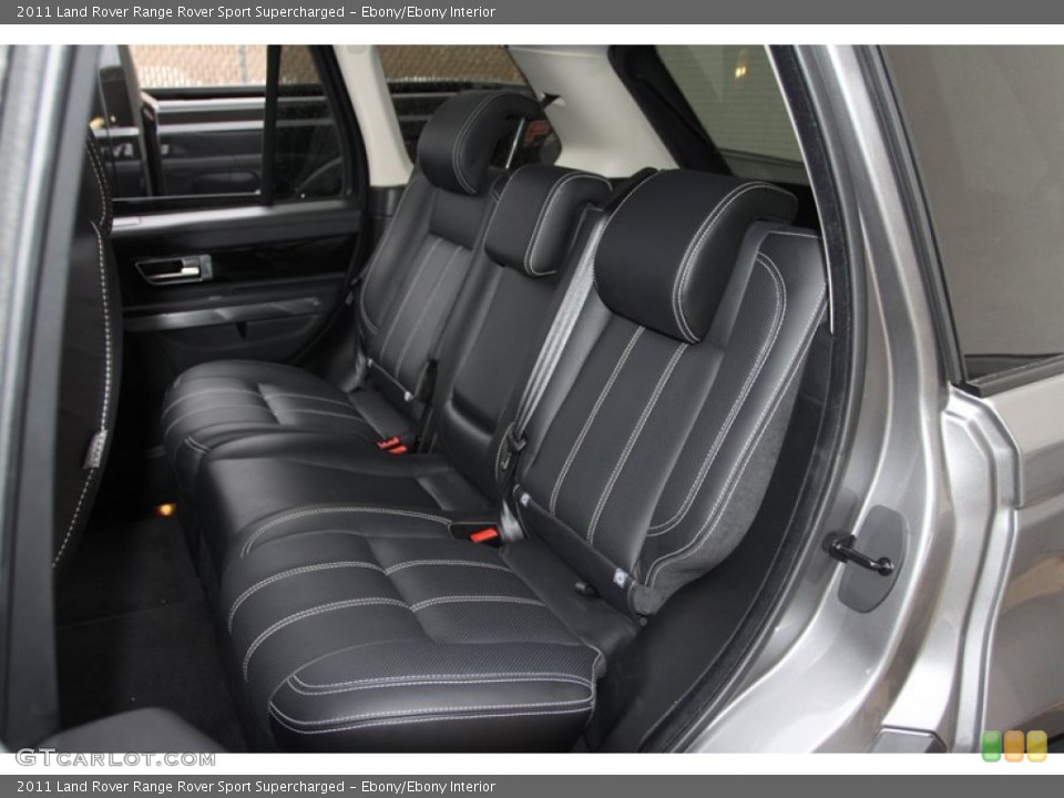 Ebony/Ebony Interior Rear Seat for the 2011 Land Rover Range Rover Sport Supercharged #76540046