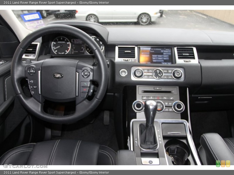 Ebony/Ebony Interior Dashboard for the 2011 Land Rover Range Rover Sport Supercharged #76540058
