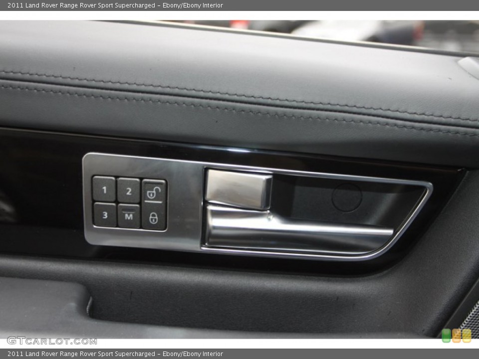 Ebony/Ebony Interior Controls for the 2011 Land Rover Range Rover Sport Supercharged #76540144
