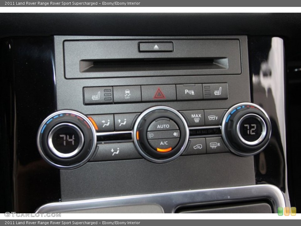 Ebony/Ebony Interior Controls for the 2011 Land Rover Range Rover Sport Supercharged #76540206