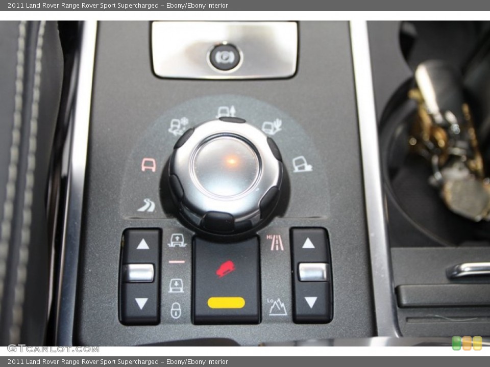 Ebony/Ebony Interior Controls for the 2011 Land Rover Range Rover Sport Supercharged #76540262