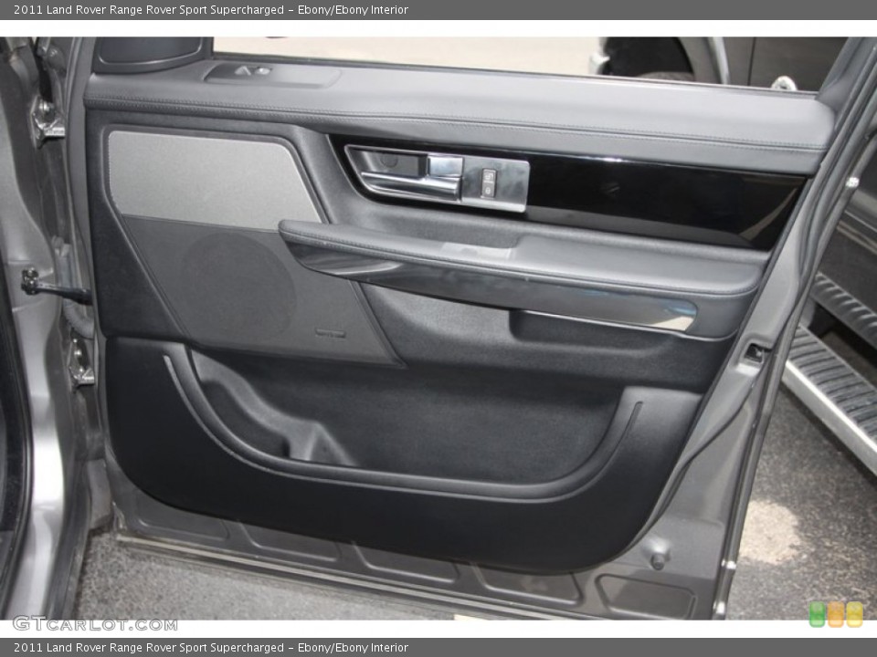 Ebony/Ebony Interior Door Panel for the 2011 Land Rover Range Rover Sport Supercharged #76540337