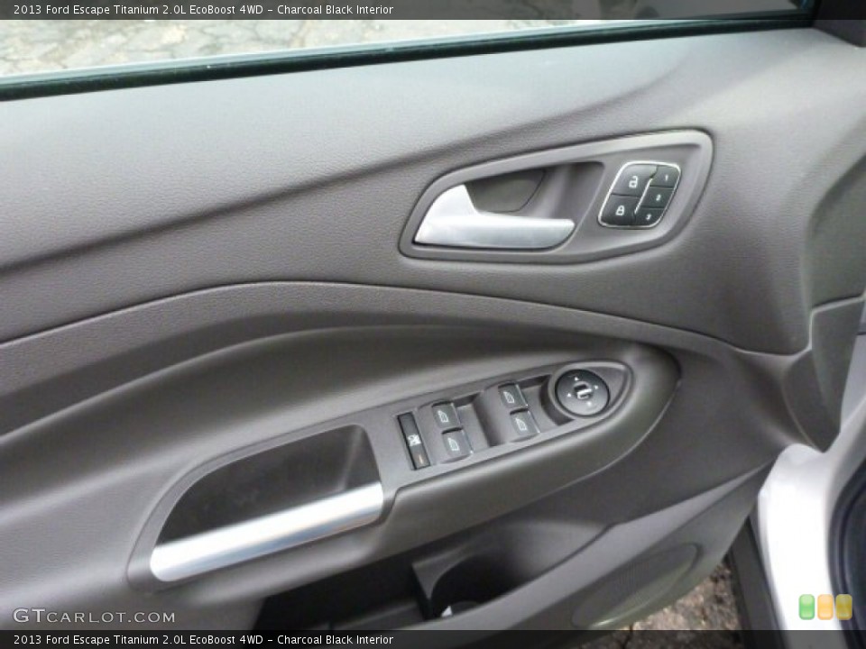 Charcoal Black Interior Door Panel for the 2013 Ford Escape Titanium 2.0L EcoBoost 4WD #76540520