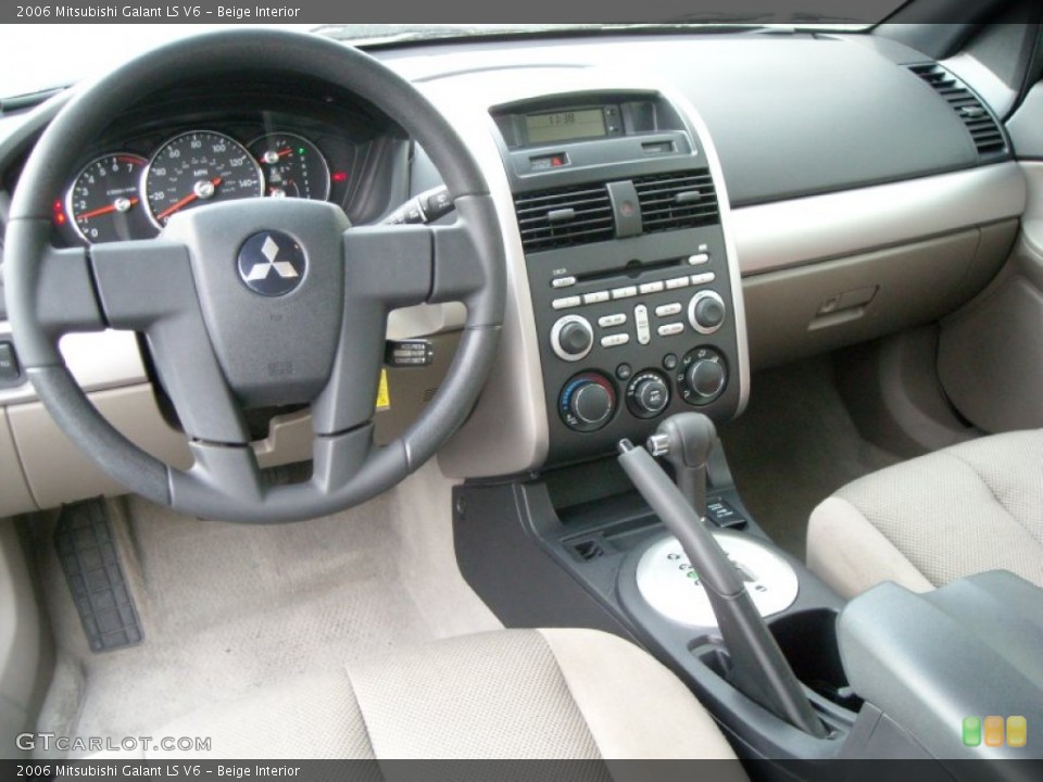 Beige Interior Dashboard for the 2006 Mitsubishi Galant LS V6 #76540932