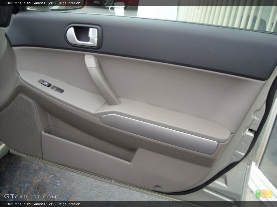 Beige Interior Door Panel for the 2006 Mitsubishi Galant LS V6 #76541124