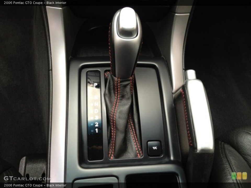 Black Interior Transmission for the 2006 Pontiac GTO Coupe #76542007