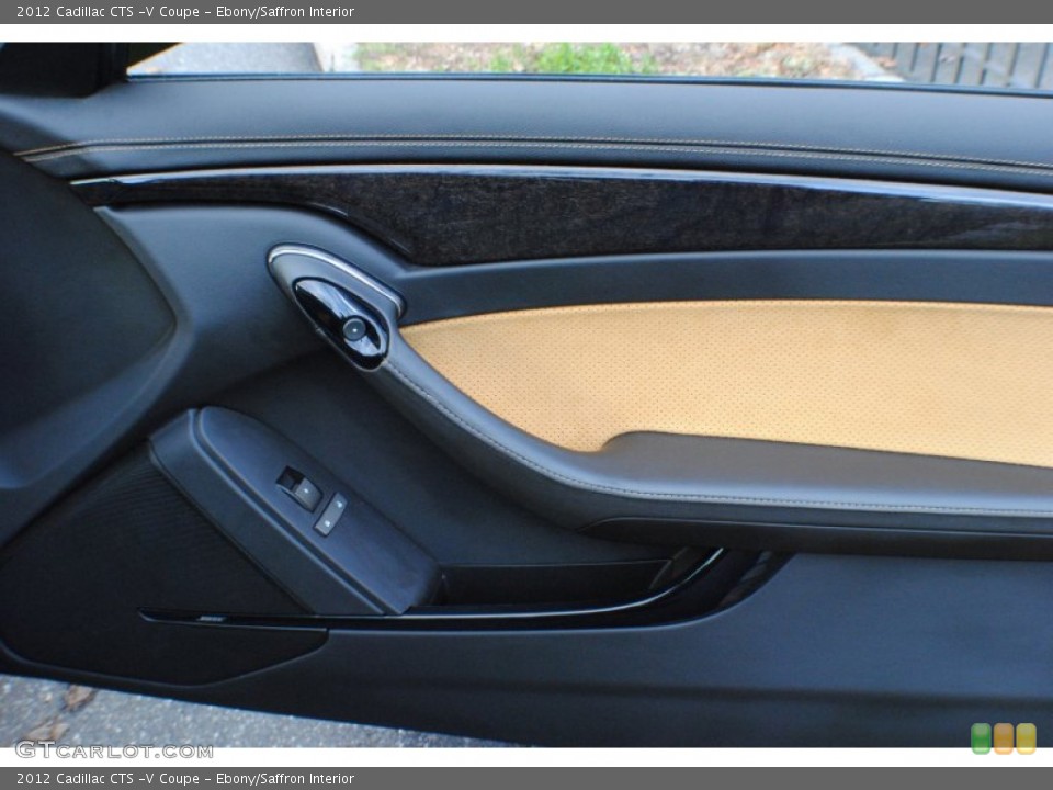 Ebony/Saffron Interior Door Panel for the 2012 Cadillac CTS -V Coupe #76542380