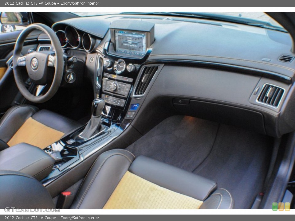 Ebony/Saffron Interior Dashboard for the 2012 Cadillac CTS -V Coupe #76542417