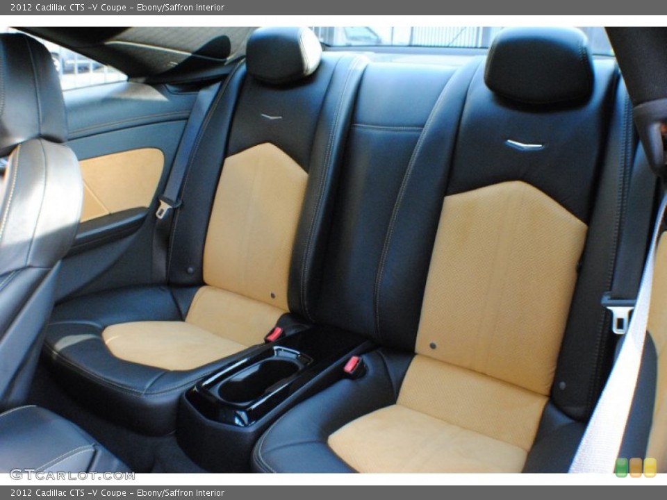 Ebony/Saffron Interior Rear Seat for the 2012 Cadillac CTS -V Coupe #76542500