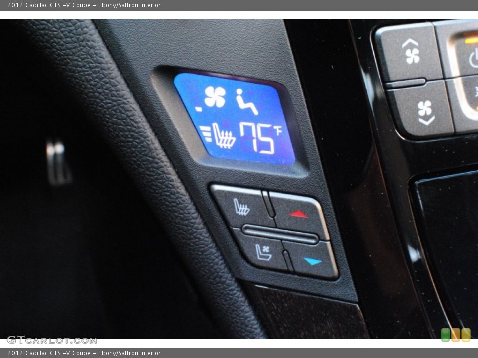 Ebony/Saffron Interior Controls for the 2012 Cadillac CTS -V Coupe #76542530