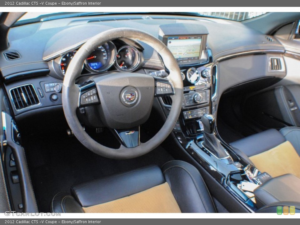 Ebony/Saffron Interior Dashboard for the 2012 Cadillac CTS -V Coupe #76542620