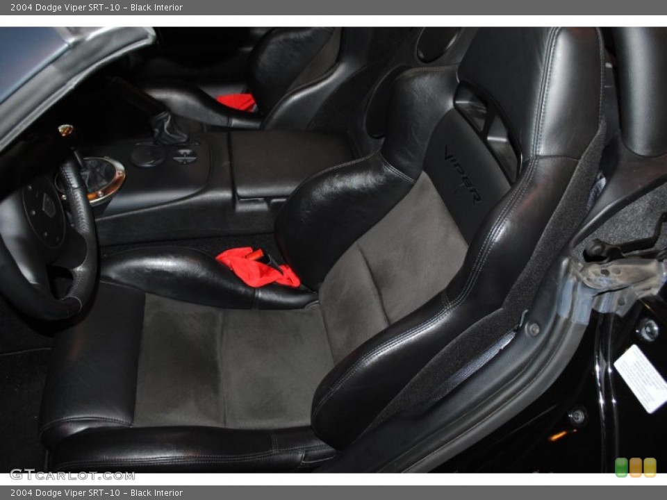 Black Interior Front Seat for the 2004 Dodge Viper SRT-10 #76546456