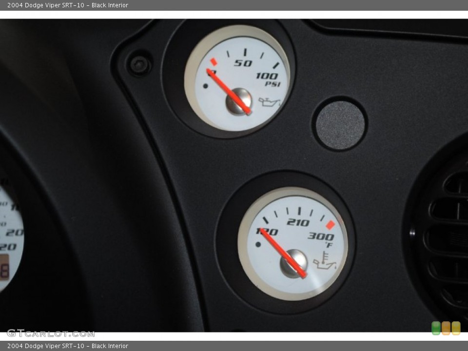 Black Interior Gauges for the 2004 Dodge Viper SRT-10 #76546578