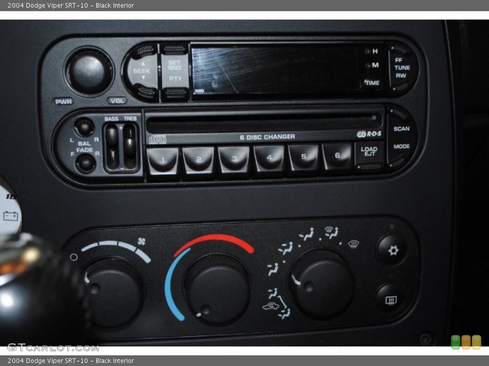 Black Interior Audio System for the 2004 Dodge Viper SRT-10 #76546619