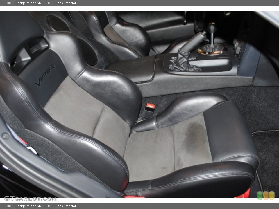 Black Interior Front Seat for the 2004 Dodge Viper SRT-10 #76546806