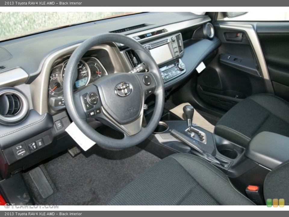 Black Interior Photo for the 2013 Toyota RAV4 XLE AWD #76547276