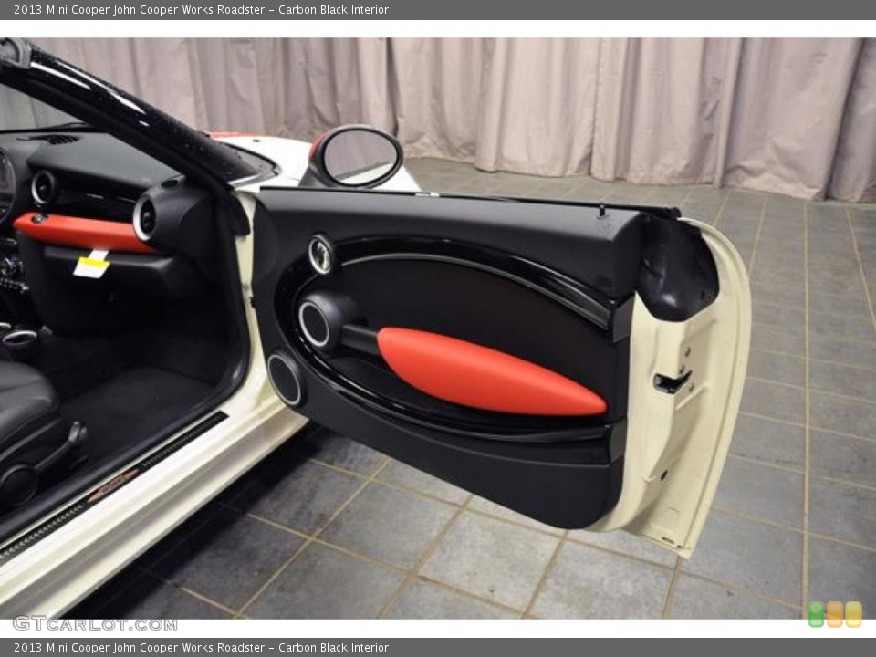 Carbon Black Interior Door Panel for the 2013 Mini Cooper John Cooper Works Roadster #76547708
