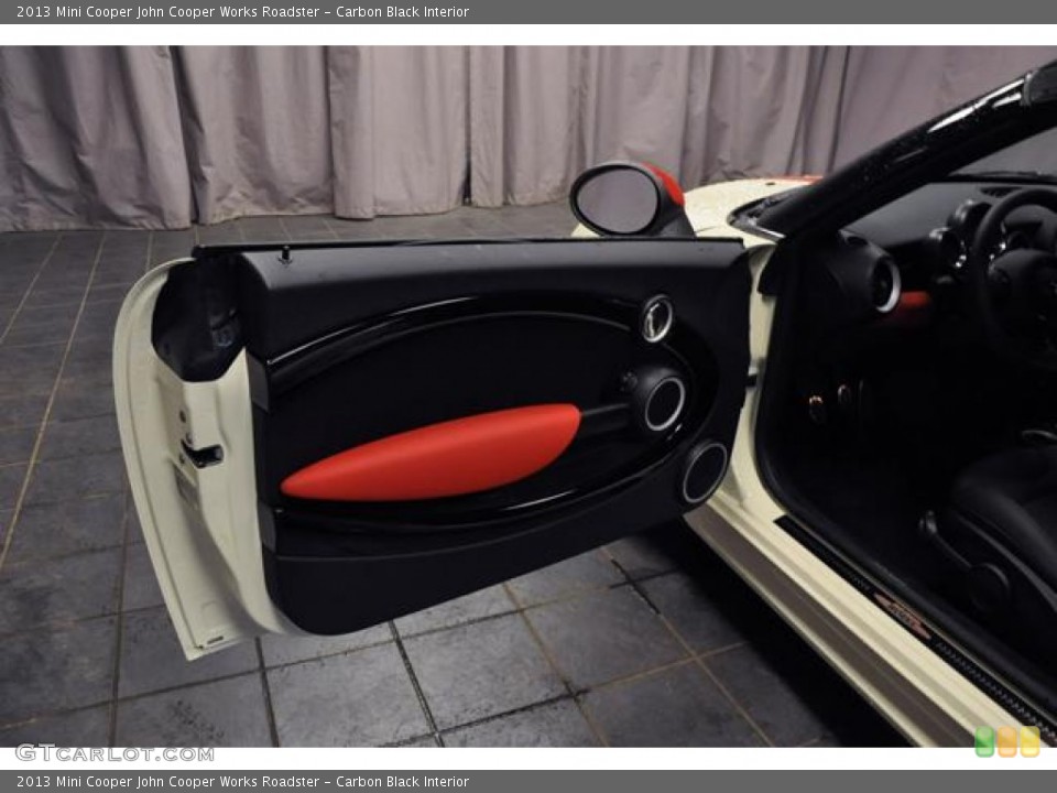 Carbon Black Interior Door Panel for the 2013 Mini Cooper John Cooper Works Roadster #76547936