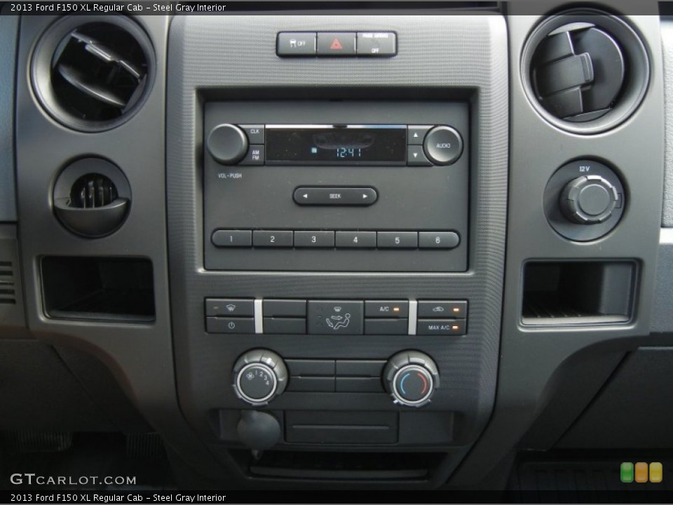 Steel Gray Interior Controls for the 2013 Ford F150 XL Regular Cab #76551787