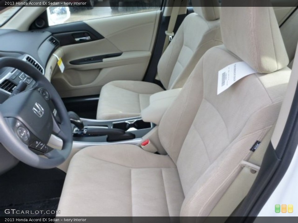 Ivory Interior Front Seat for the 2013 Honda Accord EX Sedan #76552542
