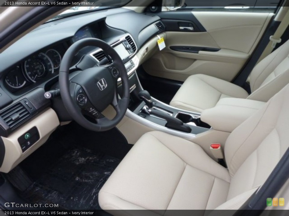 Ivory Interior Photo for the 2013 Honda Accord EX-L V6 Sedan #76553714