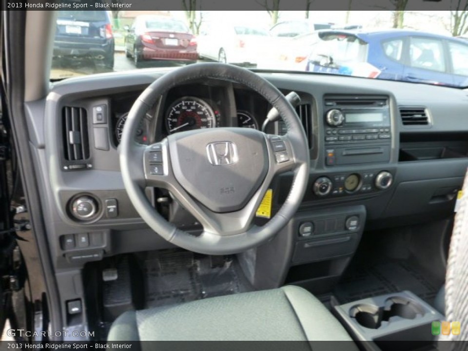Black Interior Dashboard for the 2013 Honda Ridgeline Sport #76555634