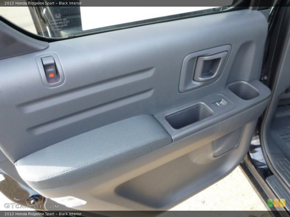 Black Interior Door Panel for the 2013 Honda Ridgeline Sport #76555641