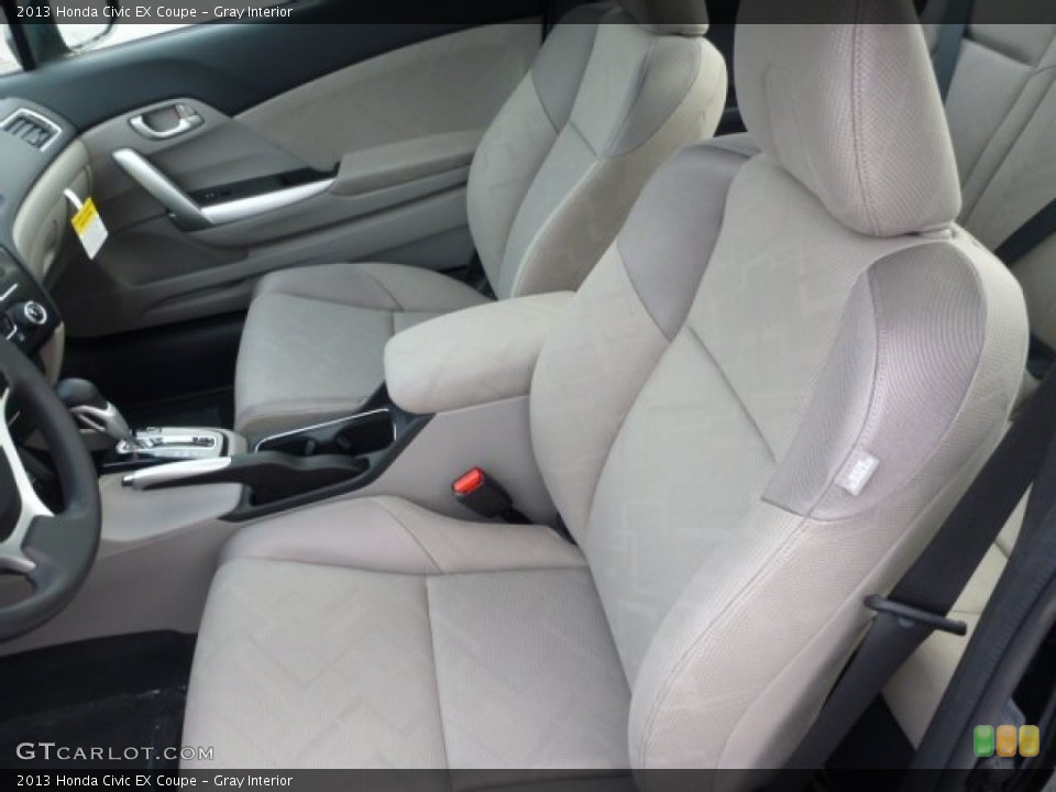 Gray Interior Front Seat for the 2013 Honda Civic EX Coupe #76556984