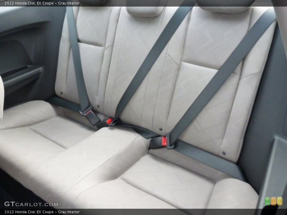 Gray Interior Rear Seat for the 2013 Honda Civic EX Coupe #76557001