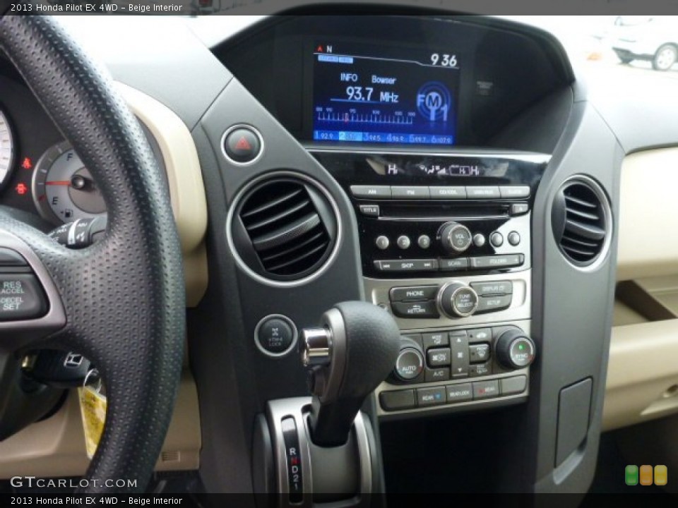Beige Interior Controls for the 2013 Honda Pilot EX 4WD #76557533