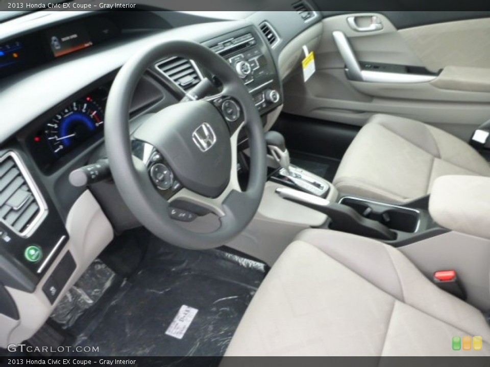 Gray Interior Photo for the 2013 Honda Civic EX Coupe #76557698