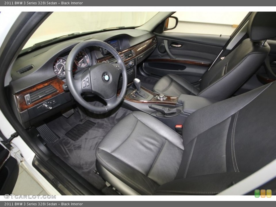 Black Interior Prime Interior for the 2011 BMW 3 Series 328i Sedan #76558067