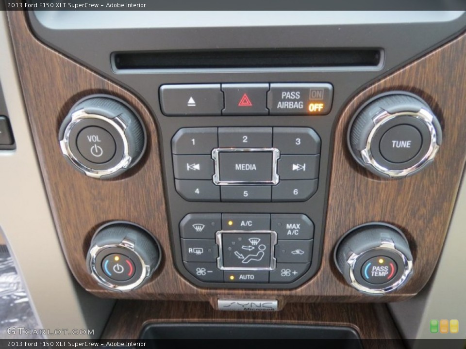 Adobe Interior Controls for the 2013 Ford F150 XLT SuperCrew #76562015