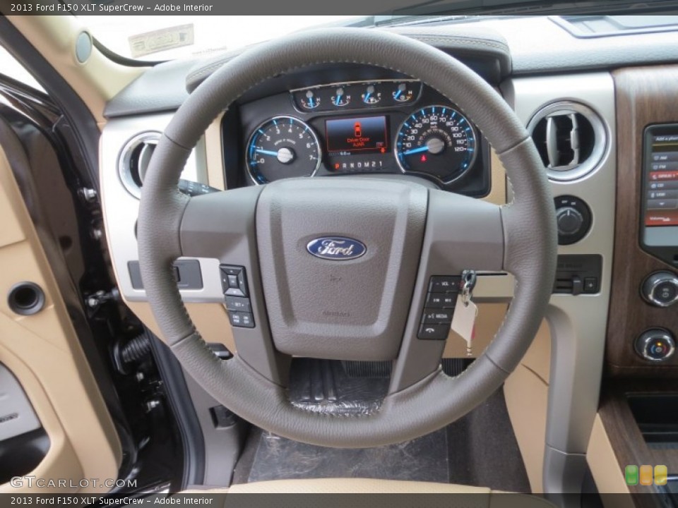 Adobe Interior Steering Wheel for the 2013 Ford F150 XLT SuperCrew #76562027
