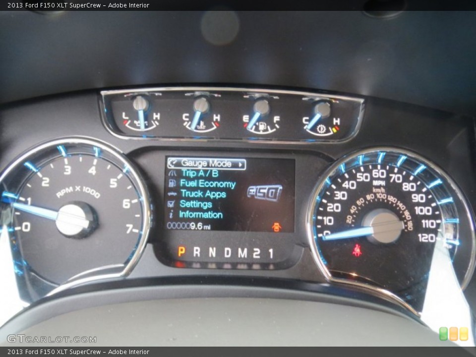 Adobe Interior Gauges for the 2013 Ford F150 XLT SuperCrew #76562033