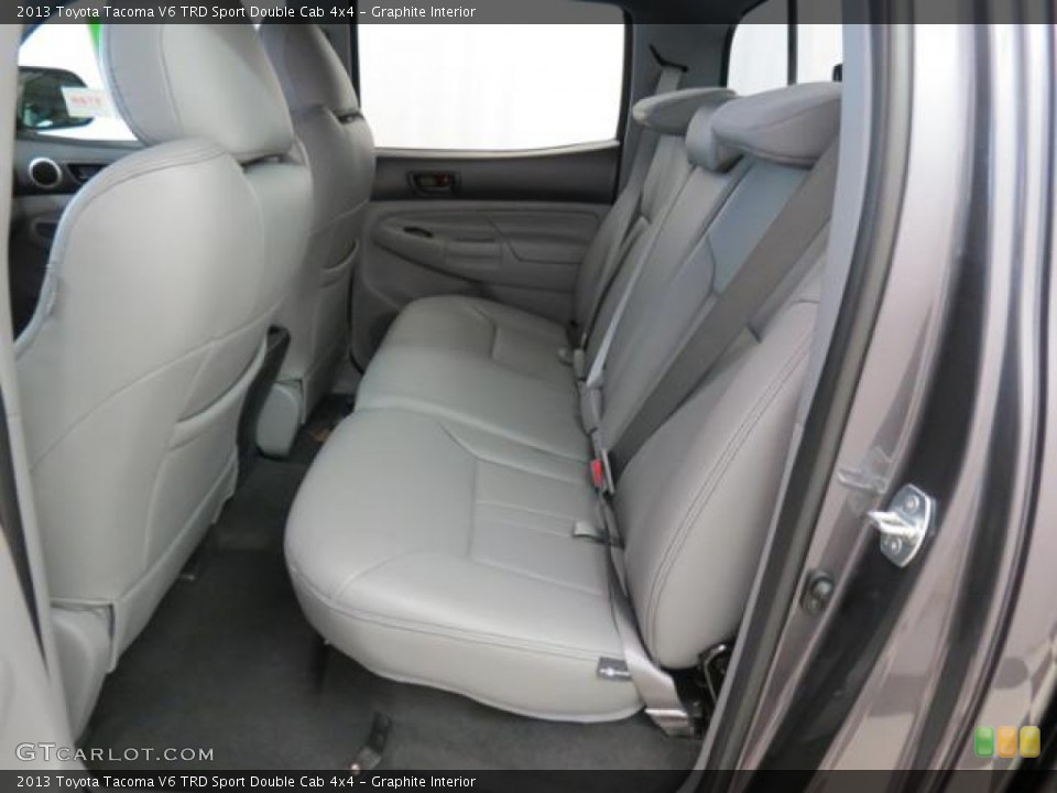 Graphite Interior Rear Seat for the 2013 Toyota Tacoma V6 TRD Sport Double Cab 4x4 #76566254