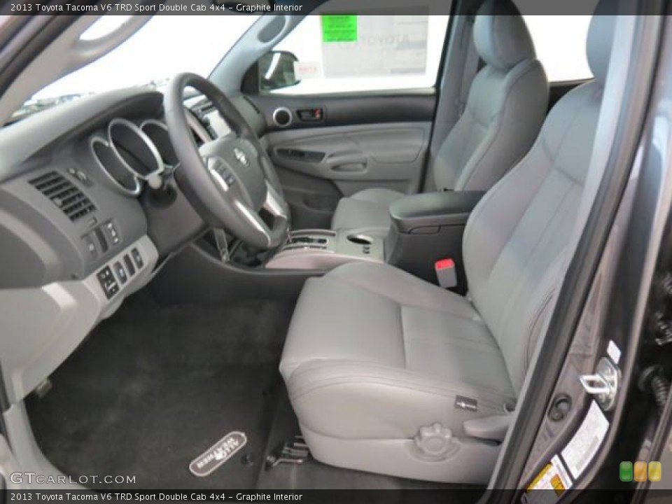 Graphite Interior Photo for the 2013 Toyota Tacoma V6 TRD Sport Double Cab 4x4 #76566324