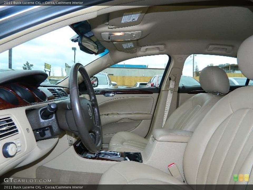 Cocoa/Cashmere Interior Front Seat for the 2011 Buick Lucerne CXL #76566330