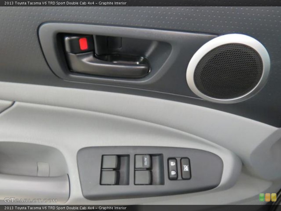 Graphite Interior Controls for the 2013 Toyota Tacoma V6 TRD Sport Double Cab 4x4 #76566368