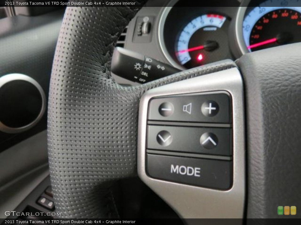 Graphite Interior Controls for the 2013 Toyota Tacoma V6 TRD Sport Double Cab 4x4 #76566444