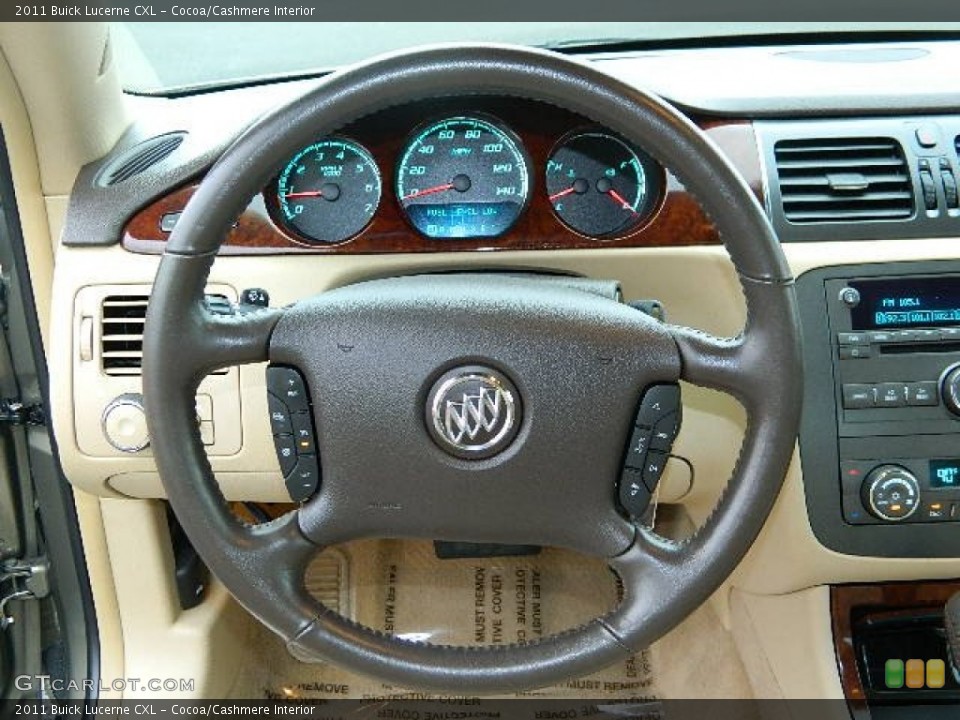 Cocoa/Cashmere Interior Steering Wheel for the 2011 Buick Lucerne CXL #76566460