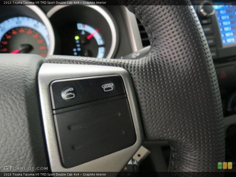 Graphite Interior Controls for the 2013 Toyota Tacoma V6 TRD Sport Double Cab 4x4 #76566467