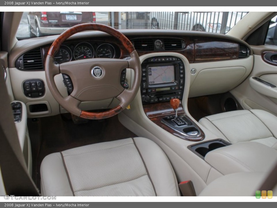 Ivory/Mocha Interior Prime Interior for the 2008 Jaguar XJ Vanden Plas #76566641