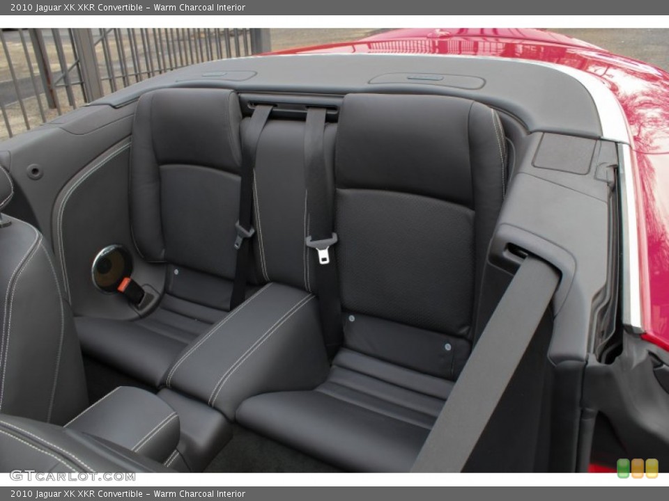 Warm Charcoal Interior Rear Seat for the 2010 Jaguar XK XKR Convertible #76567324