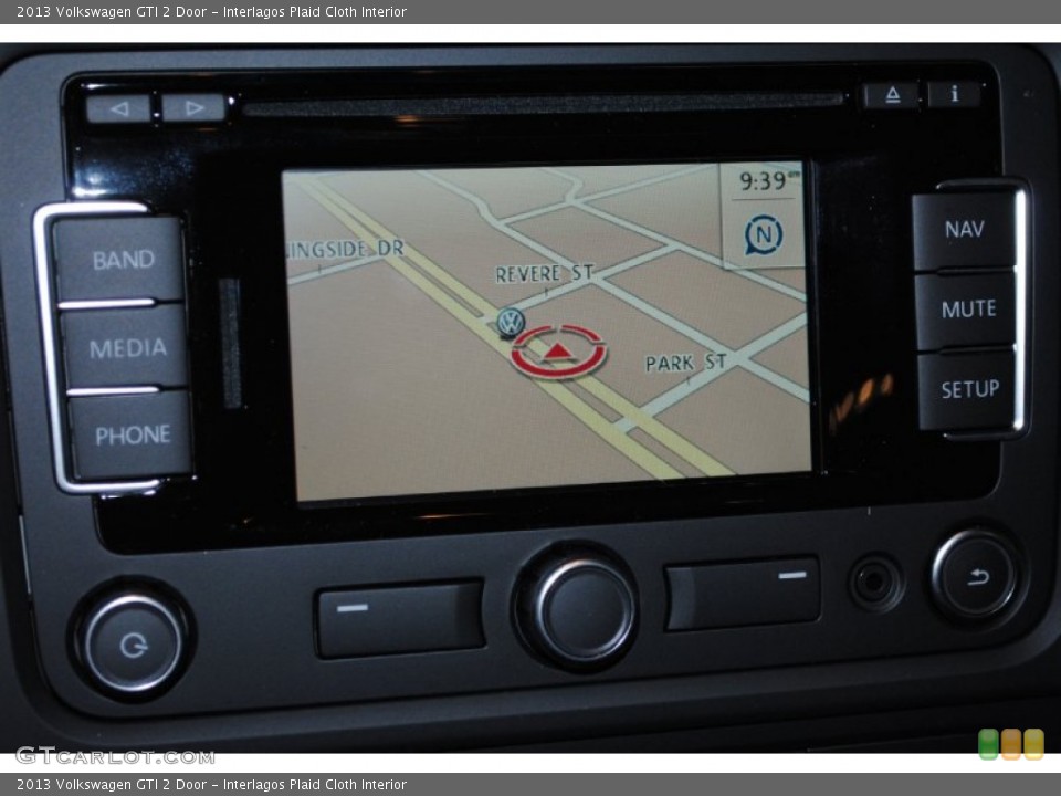 Interlagos Plaid Cloth Interior Navigation for the 2013 Volkswagen GTI 2 Door #76567545
