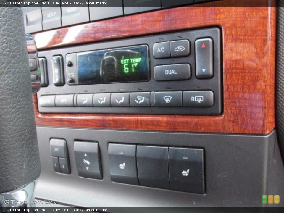 Black/Camel Interior Controls for the 2010 Ford Explorer Eddie Bauer 4x4 #76567608