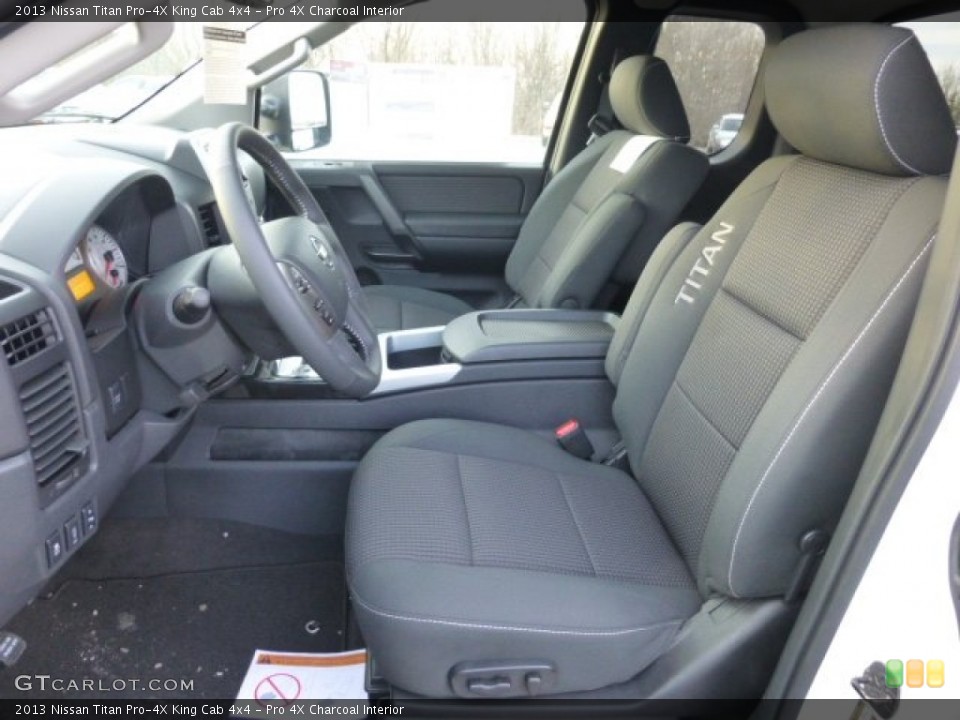 Pro 4X Charcoal Interior Photo for the 2013 Nissan Titan Pro-4X King Cab 4x4 #76567678