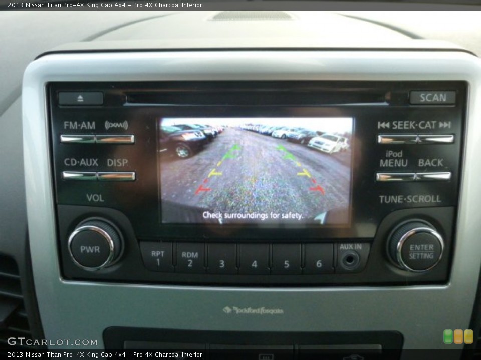 Pro 4X Charcoal Interior Controls for the 2013 Nissan Titan Pro-4X King Cab 4x4 #76567759