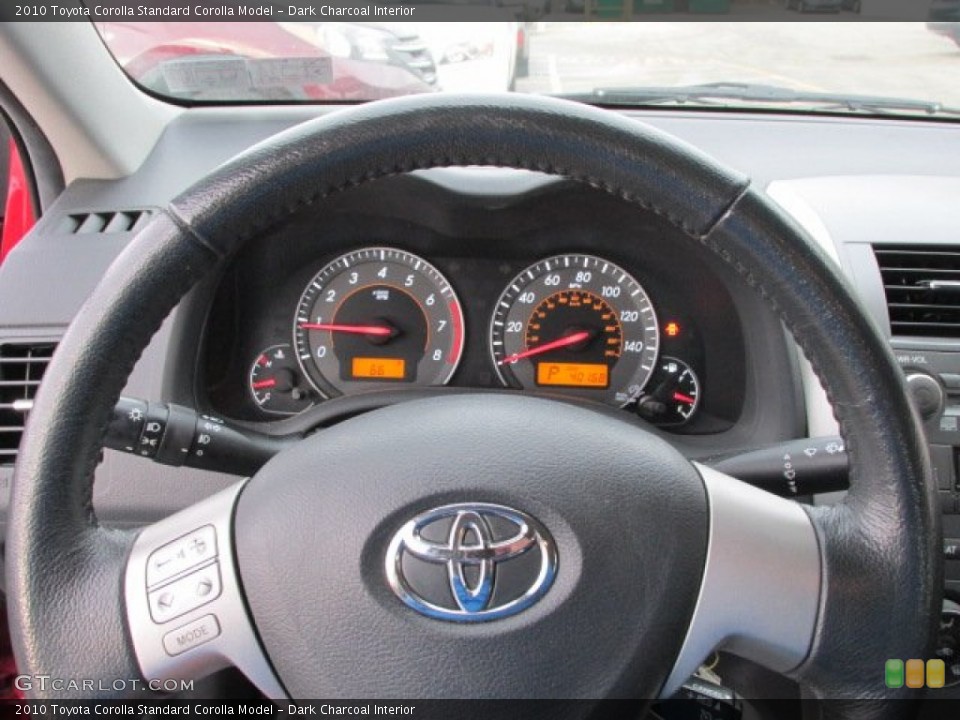 Dark Charcoal Interior Steering Wheel for the 2010 Toyota Corolla  #76568032