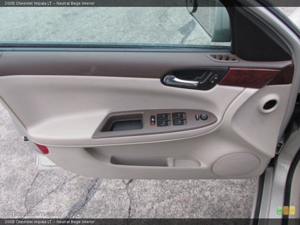 Neutral Beige Interior Door Panel for the 2008 Chevrolet Impala LT #76568320